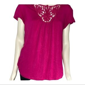 ND New Direction Crochet Detail Sz XL